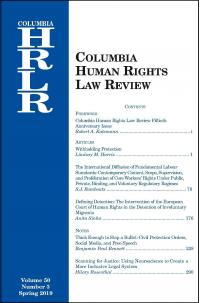 Columbia Human Rights Law Review | Columbia Law Journals